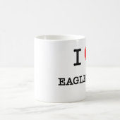 Mug J'aime la crique Washington d'Eagle (Centre)