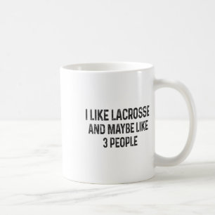 Mug J'Aime La Crosse Et Peut-Être 3 Personnes La Cross
