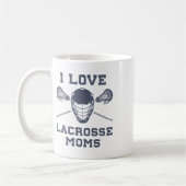 Mug J'Aime La Crosse Moms Drôle Lax (Gauche)