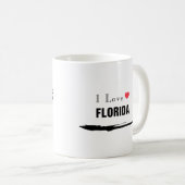 Mug J'aime la Floride (Devant droit)