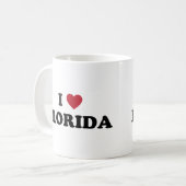 Mug J'aime la Floride (Devant gauche)