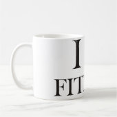 Mug J'aime la forme physique (Gauche)