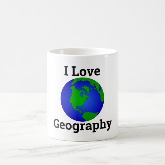 Mug J'aime la géographie (Centre)