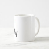 Mug J'aime la géographie (Devant droit)