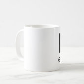 Mug j'aime la gérontologie (Devant gauche)