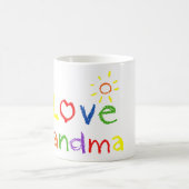 Mug J'aime la grand-maman (Centre)