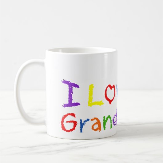 Mug J'aime la grand-maman (Gauche)