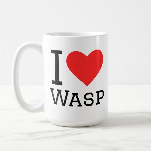 Mug J'aime la guêpe (Gauche)