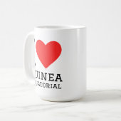 Mug J'aime la Guinée Équatoriale (Devant gauche)