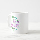 Mug J'aime la gymnastique (Devant gauche)