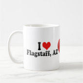 Mug J'aime la hampe de drapeaux, AZ (Gauche)