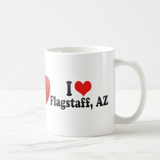 Mug J'aime la hampe de drapeaux, AZ (Droite)