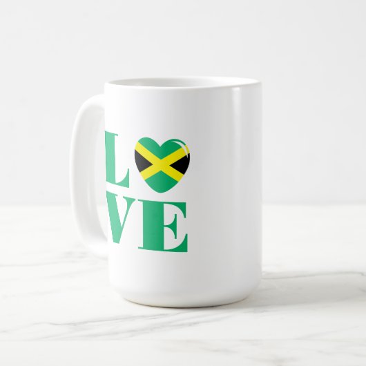 Mug J'aime la Jamaïque (Devant gauche)
