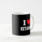 Mug J'aime la kétamine (Devant droit)