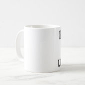 Mug J'aime la laitue (Devant gauche)
