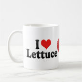 Mug J'aime la laitue (Gauche)