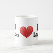 Mug J'aime la logistique (Centre)