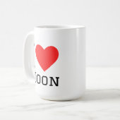 Mug J'aime la lune (Devant gauche)