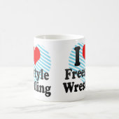 Mug J'aime la lutte de style libre (Centre)