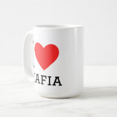 Mug J'aime la mafia (Devant gauche)