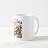 Mug J'aime la maison hantée Halloween Sorcière de lune (Devant droit)