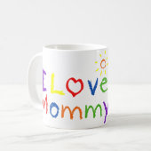 Mug J'aime la maman (Devant gauche)