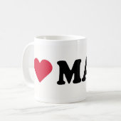 MUG J'AIME LA MARQUE (Devant gauche)