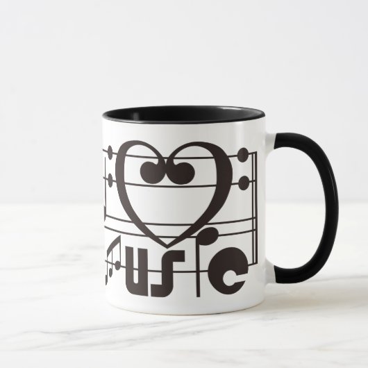 MUG J'AIME LA MUSIQUE (Droite)