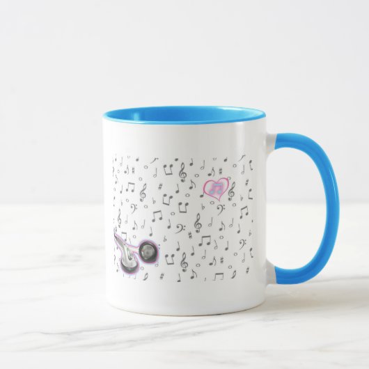 Mug J'aime la musique (Droite)