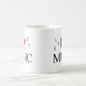 Mug J'aime la musique (Centre)