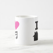 Mug J'aime la musique de maison (Centre)