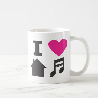 Mug J'aime la musique de maison