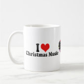 Mug J'aime la musique de Noël (Gauche)