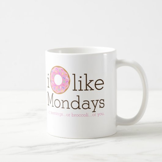 Mug J'Aime La Musique Du Lundi (Droite)
