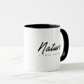 Mug J'aime la nature (Devant droit)