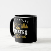 Mug J'Aime La Nature Il Goûte Une Citation Délicieuse (Devant gauche)