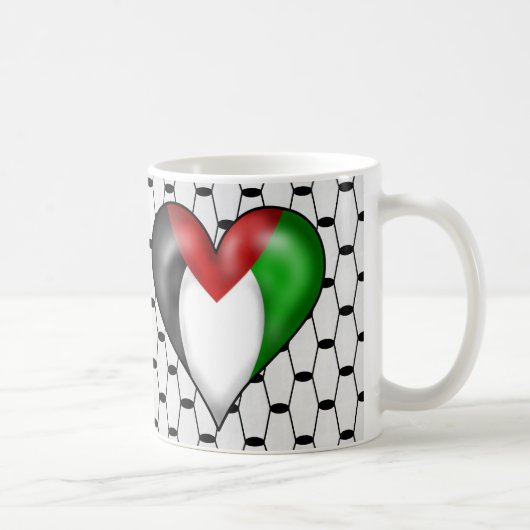 Mug J'aime la Palestine (Droite)