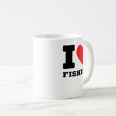 Mug J'aime la pêche (Devant droit)