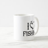 Mug J'aime la pêche (Devant droit)