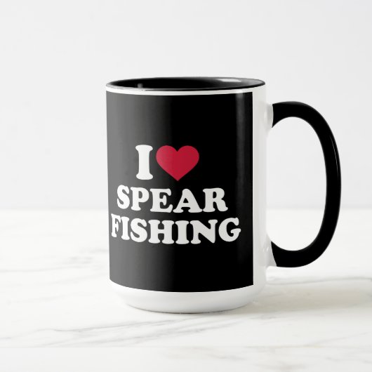 Mug J'aime la pêche à la Spearfish (Droite)