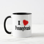 Mug J'aime la Pennsylvanie (Gauche)