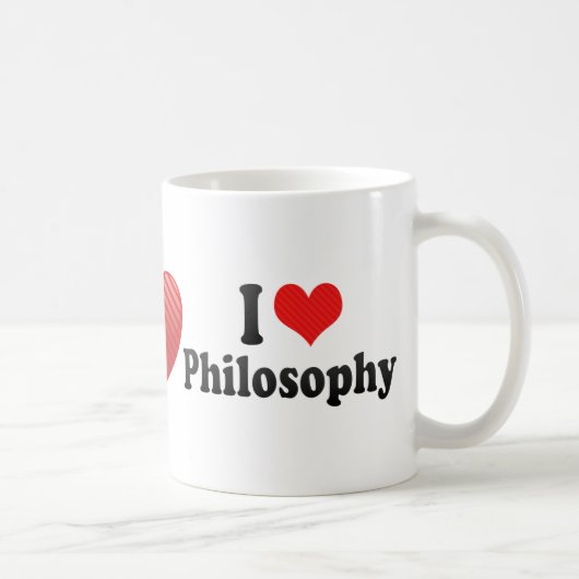 Mug J'aime la philosophie (Droite)