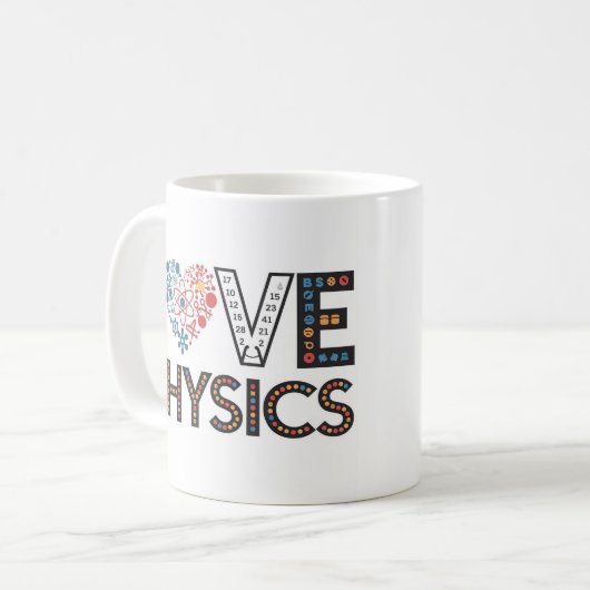MUG J'AIME LA PHYSIQUE (Devant gauche)