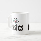 Mug J'aime la physique (Devant gauche)