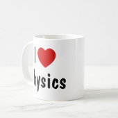 Mug J'aime la physique (Devant gauche)