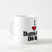 Mug J'aime la plongée de décharge (Devant gauche)