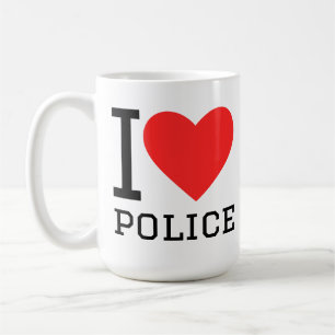 Mug j'aime la police