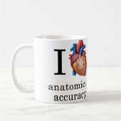 Mug J'aime la précision anatomique (Gauche)