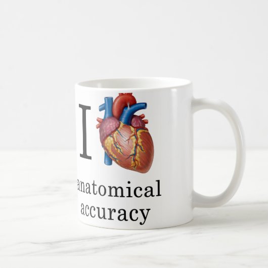 Mug J'aime la précision anatomique (Droite)