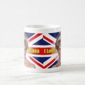 Mug J'aime la princesse Diana (Centre)